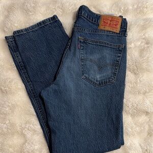 Levi's Men's Dark Blue Straight Jeans